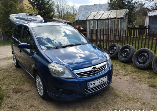 Opel Zafira cena 9500 przebieg: 297000, rok produkcji 2008 z Siedlce małe 781